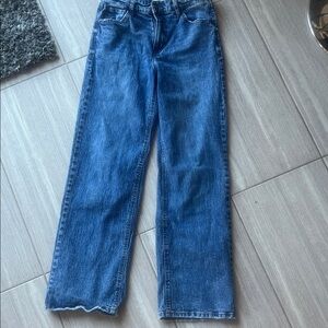 Kensie Women's Straight Leg Blue Jeans